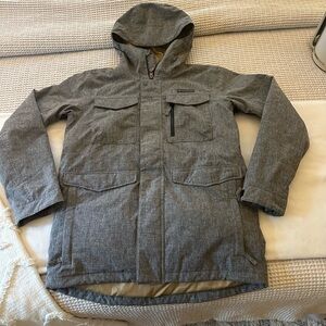 BURTON COVERT  Jacket Coat Snow Winter Ski Snowboard Bog Heather Gray M